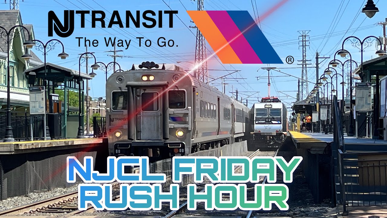 NJ Transit North Jersey Coast Line Friday PM Rush