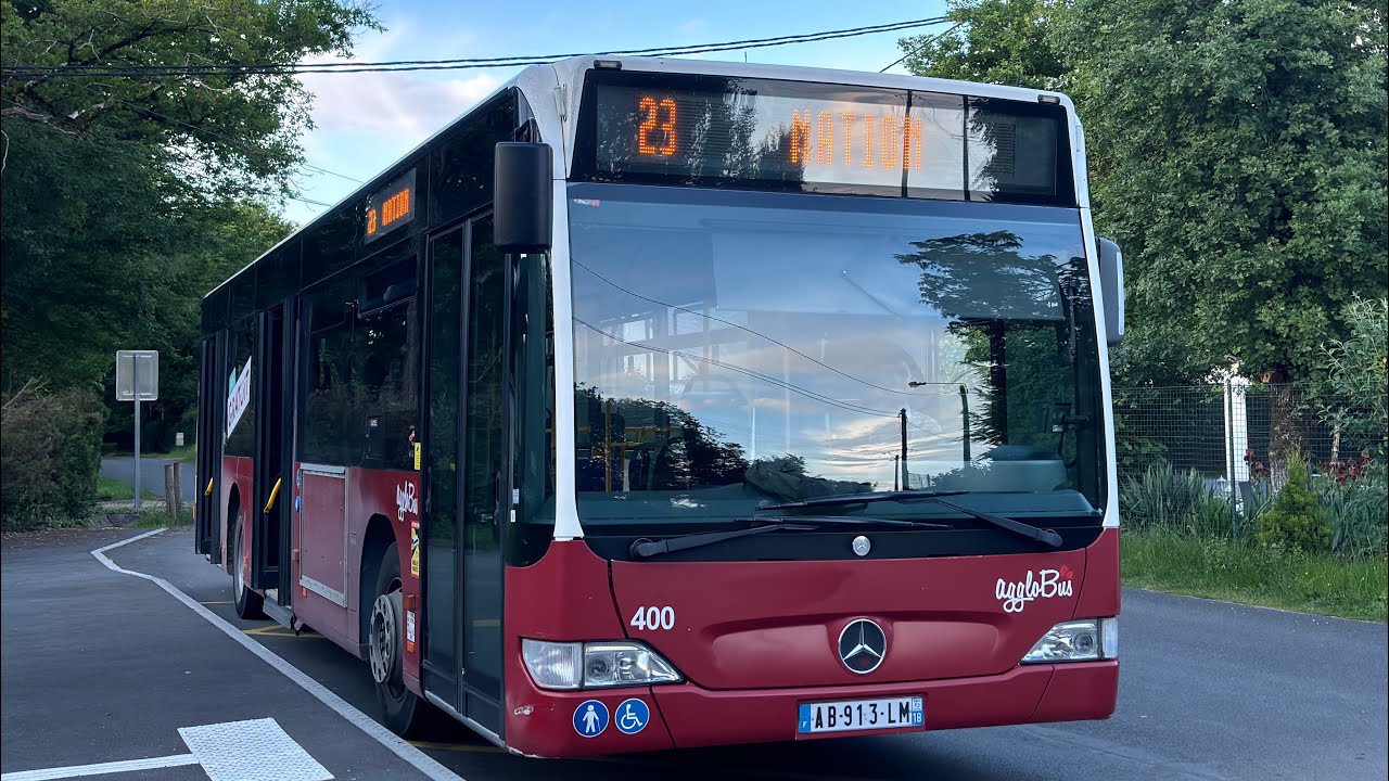 [ROADMOVIE] KICKDOWN MERCEDES CITARO FACELIFT ZF €4 N*400 - Ligne 23 Destination Nation