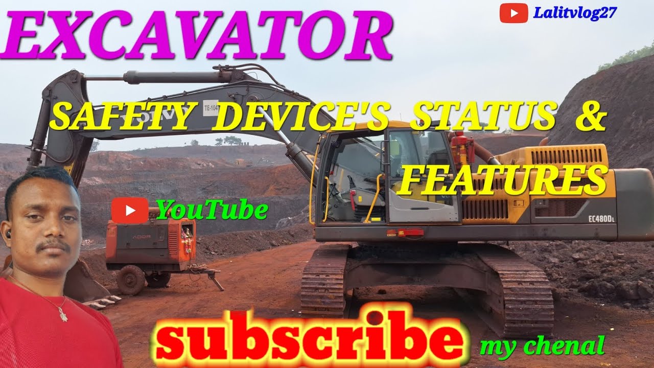 Excavator Safety Features | Excavator Safety Devices | Full review video @Lalitvlog27