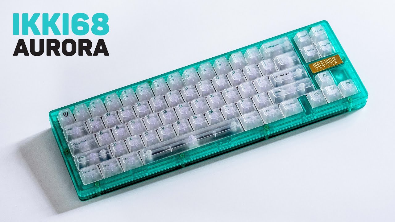 Ikki68 Aurora — доступная механическая клавиатура с креплением на прокладку!