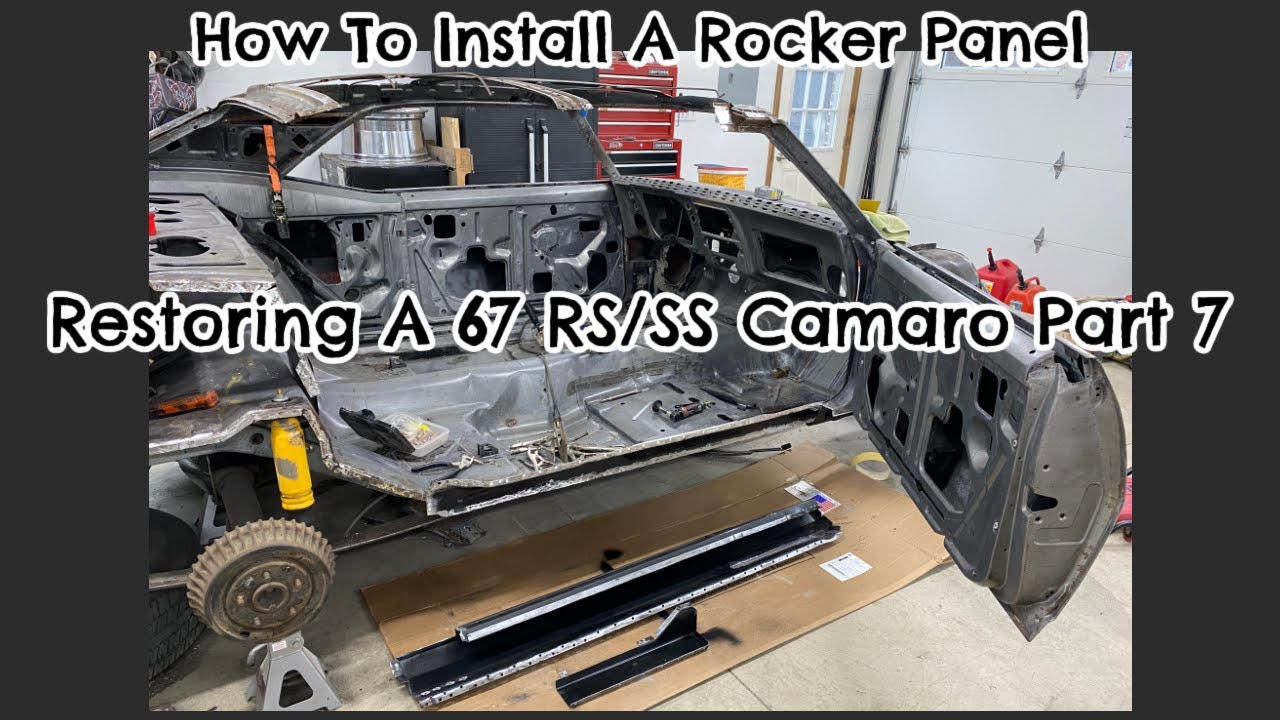 Installing a 1967-1969 Camaro/Firebird Outer Rocker.  I'm Done Cutting The Car Up Time To Rebuild It