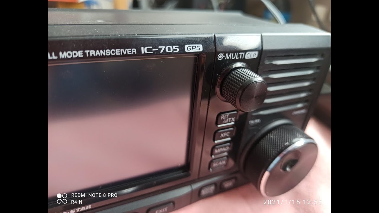 ICOM IC-705 беднягу сгубила самоделка (repair)