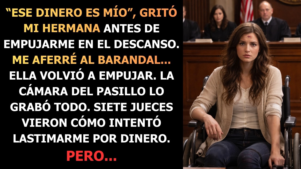 Mi hermana me empujó por las escaleras por su cheque de herencia — siete jueces sucesorios…