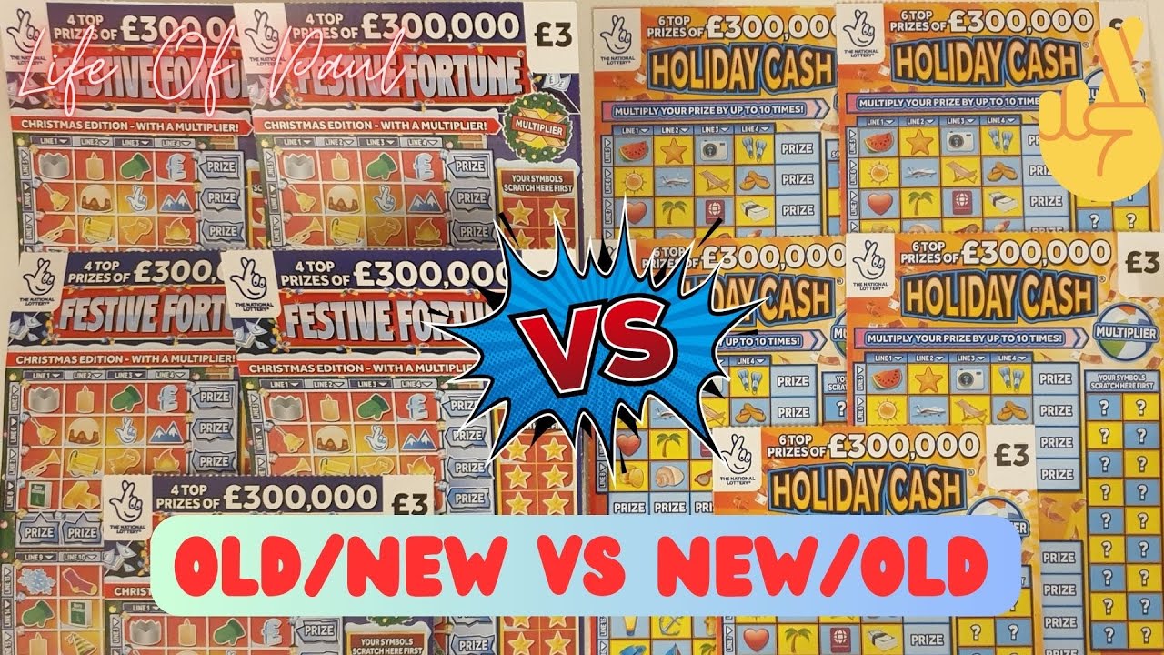 Newish £3 lottery scratch cards vs Oldish £3 Lottery scratch tickets. Will newer beat older?