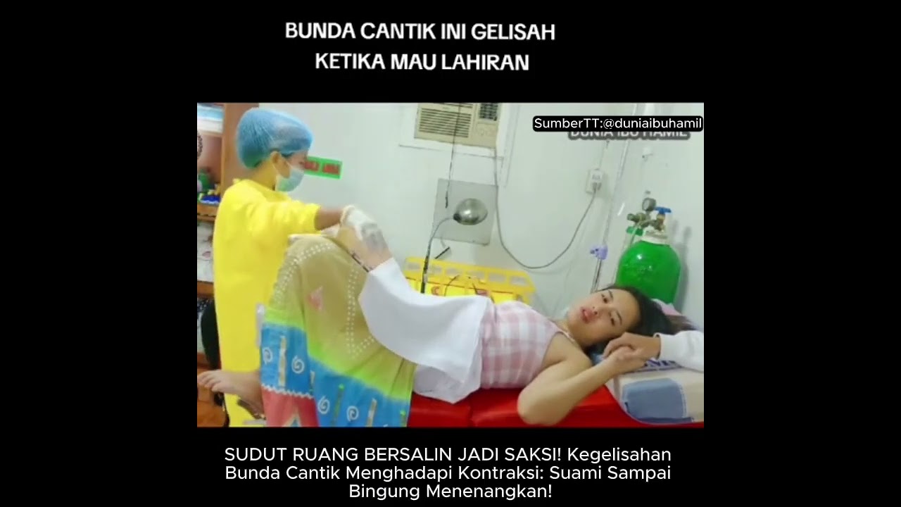 DI BALIK SENYUMNYA Bunda Cantik Gemetar Gelisah Menanti Detik-Detik Bayi : Perjuangan Dimulai!