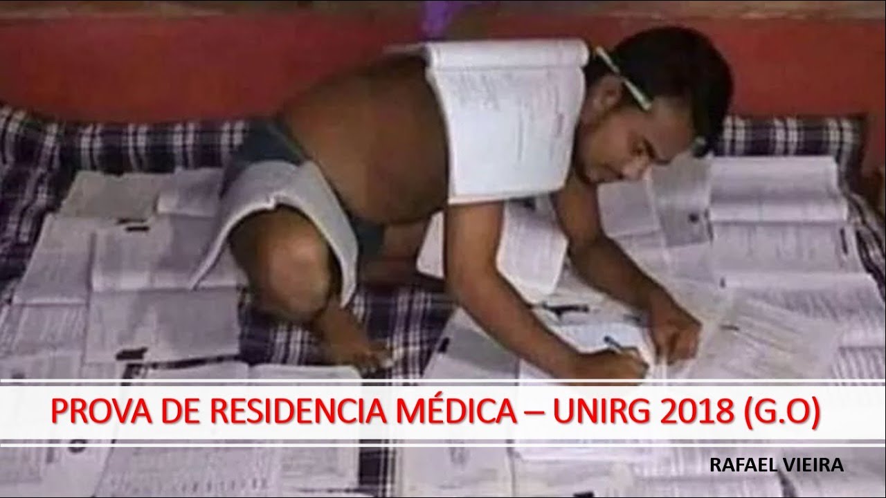 PROVA DE RESIDÊNCIA MÉDICA: UNIRG - 2018 (G.O)