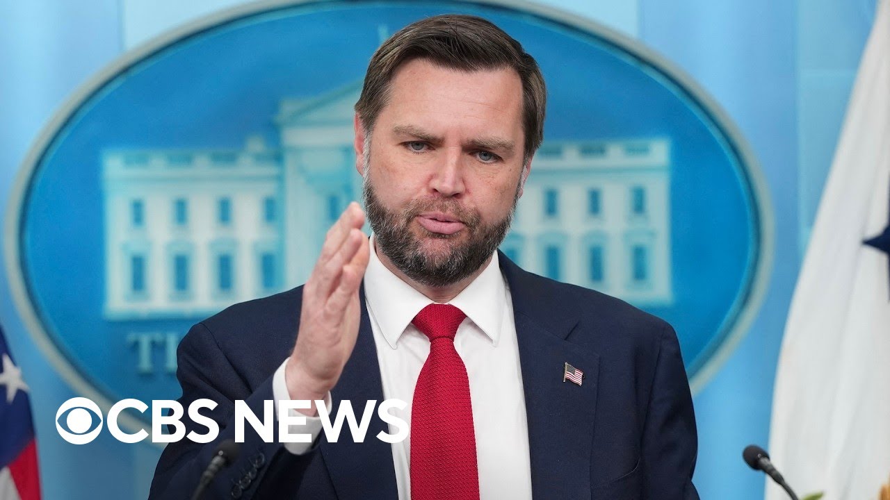 Vance holds white House press briefing after U.S.-Iran deal signed | Full Video
