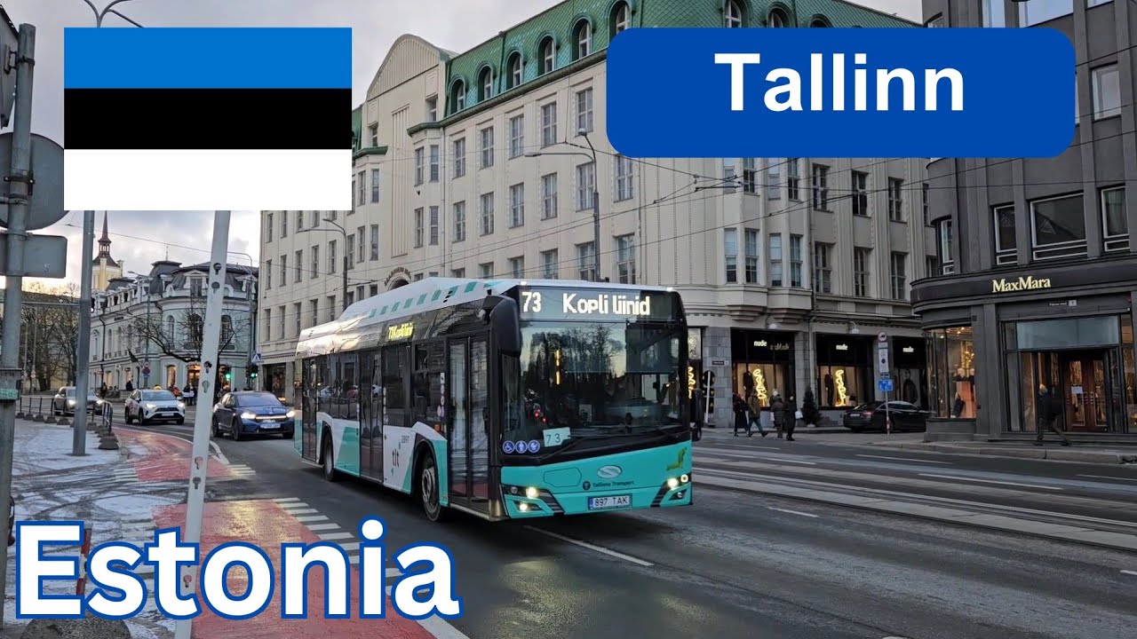 Public Transport in Tallinn, Estonia🇪🇪 2024