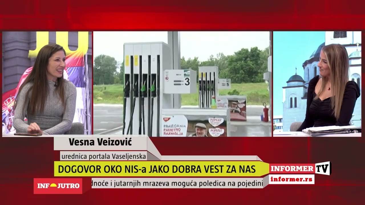 INFO JUTRO - Prodat NIS! Dogovorili se Rusi i Mađari, Srbija za 5 odsto uvećala svoj udeo