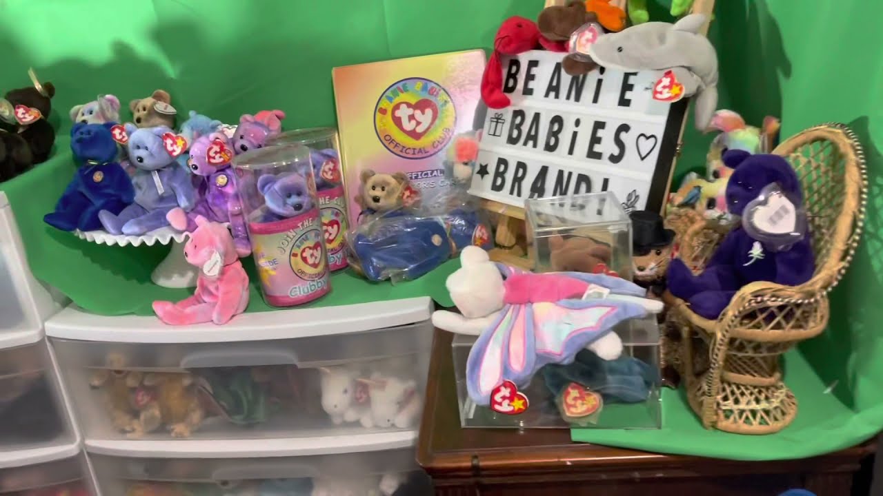 Организация и сортировка крупнейшей в мире коллекции детских игрушек Beanie Baby #beaniebabies