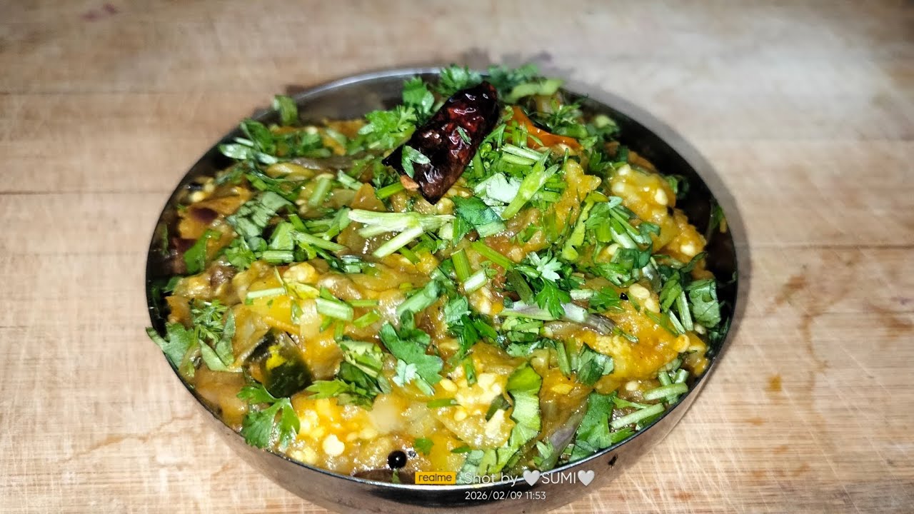 ବାଇଗଣ 🍆 ଭର୍ତା // Desi food Recipe//Village #style#cooking #Brinjal //Recipe.....#