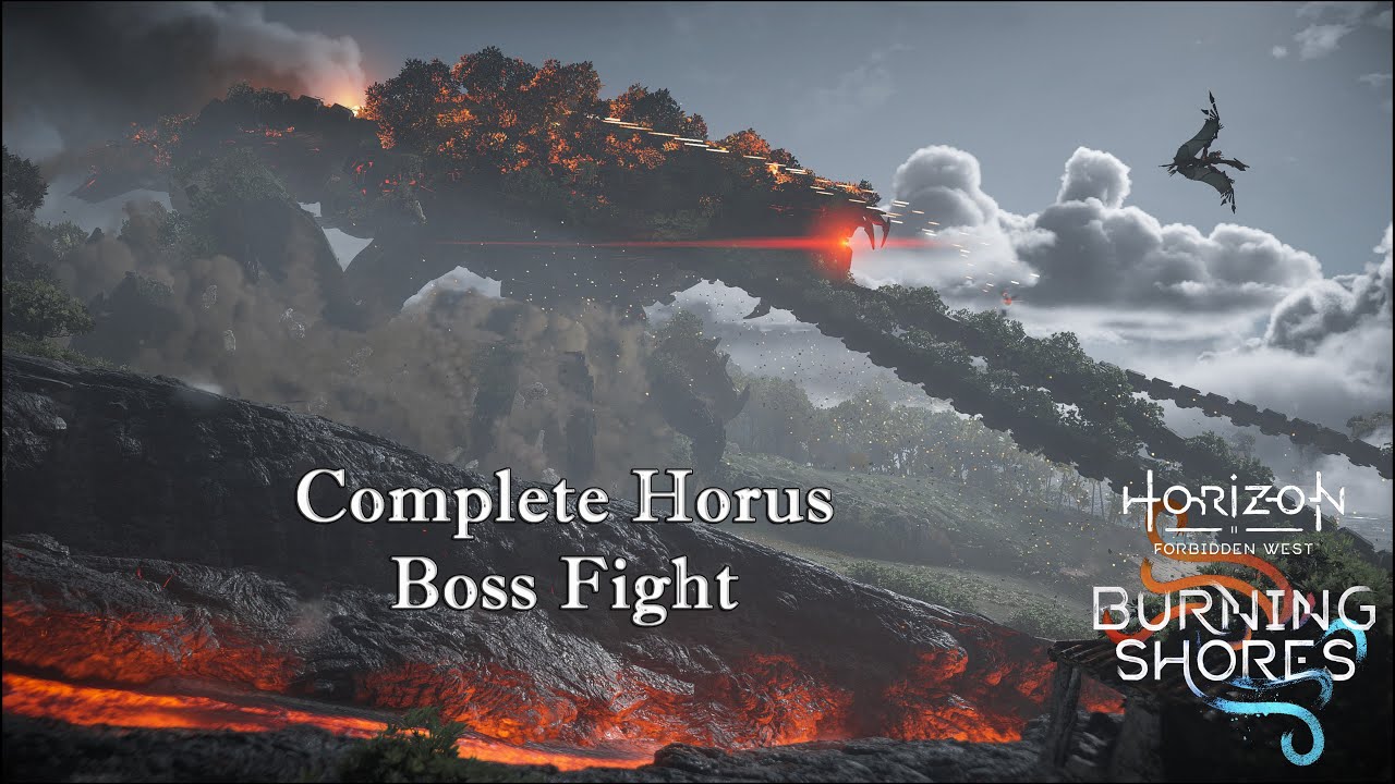 COMPLETE Horus Final Boss Fight, Ultra Hard Difficulty. Horizon Forbidden West: Burning Shores DLC.