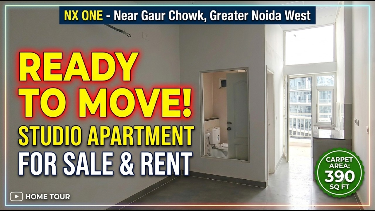 Ready to Move Studio Apartment in NX One Noida Extension | For Sale & Rent