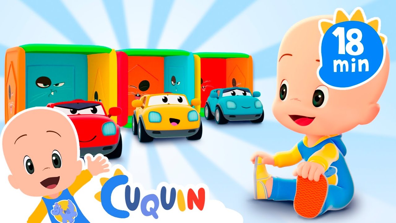 Descubriendo coches de colores con Cuquín | Cohetes de globos de colores y más vídeos de Cuquín