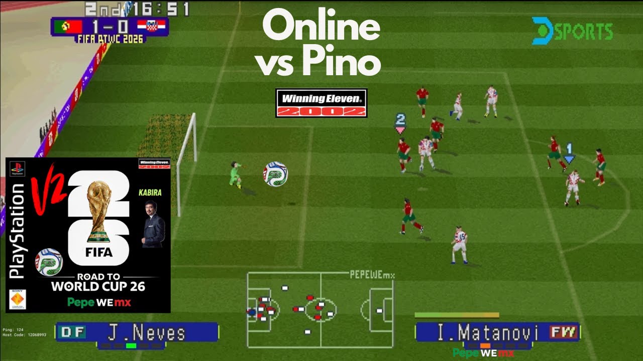Partidos Online vs Pino | Croacia Portugal, Dinamarca Japon, Francia España, Kosovo Noruega