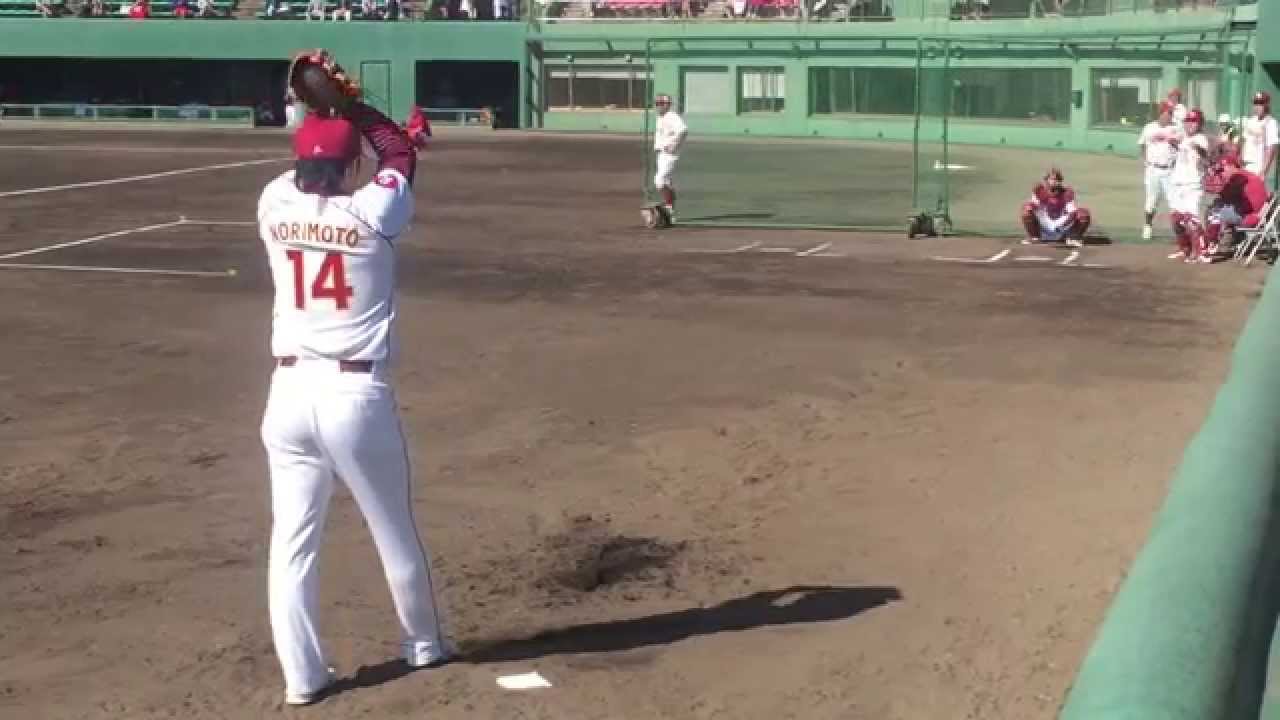 最速158km 4年連続奪三振王 楽天 則本昂大のブルペン投球がエグすぎる Takahiro Norimoto