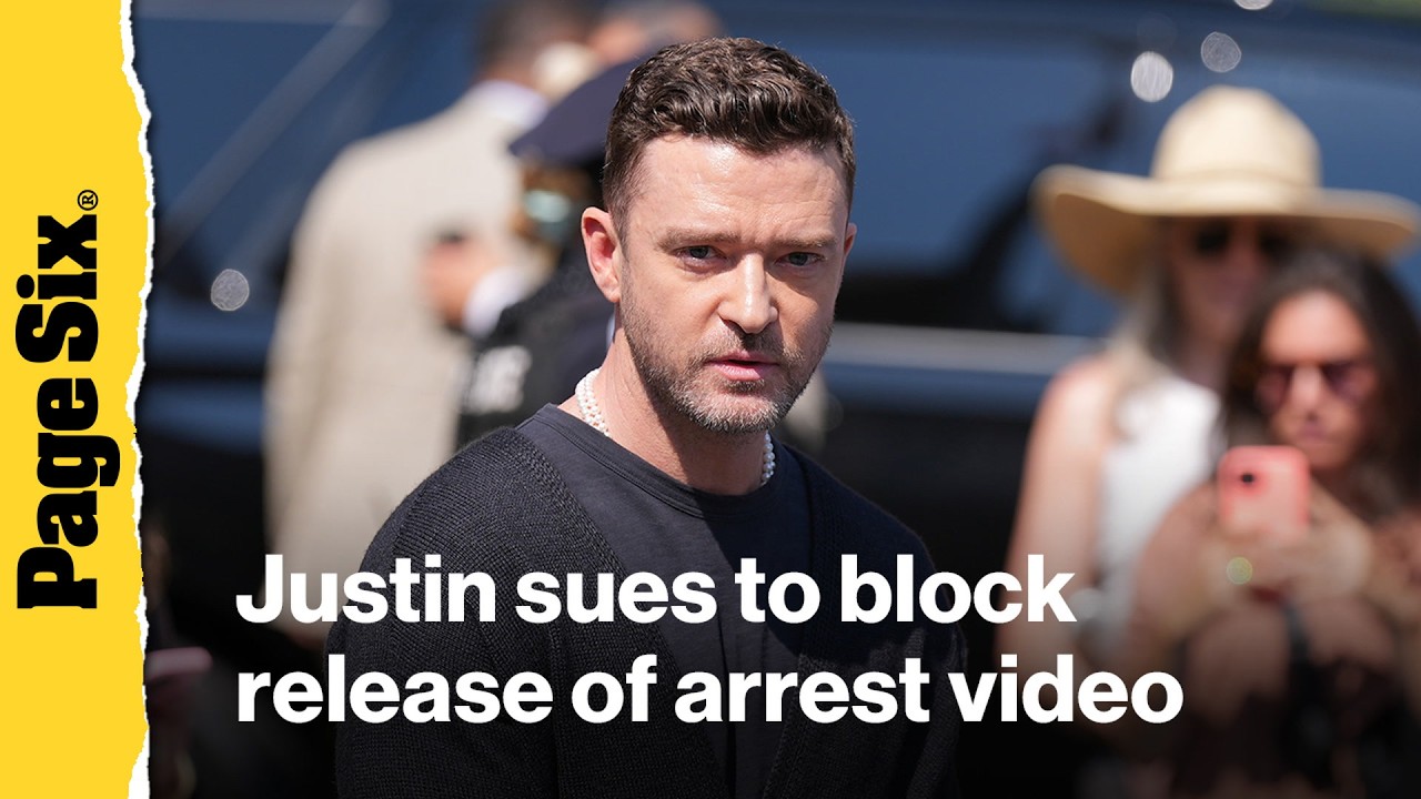 Justin Timberlake files petition to block release of arrest video