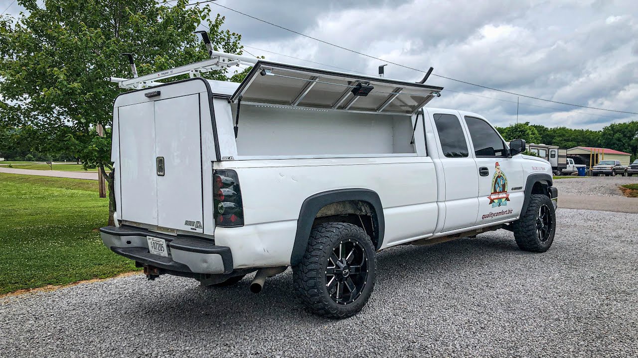 New A.R.E Topper For My Chevy 2500hd Service Truck | HVAC Life