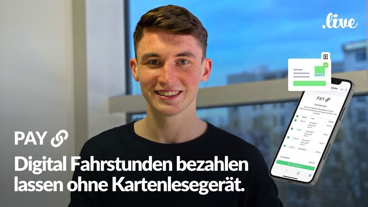 Die beste Alternative zu Bargeld und Kartenzahlung in deiner Fahrschule - Fahrschule.live