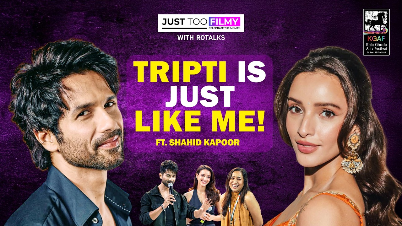 Shahid Kapoor & Triptii Dimri at Kala Ghoda | O Romeo, Vishal Bhardwaj & Full Circle Moments