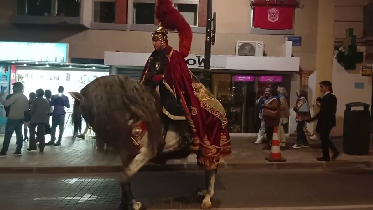 Procesión magna Murcia 2025 paso azul padres de la iglesia y san pedro 