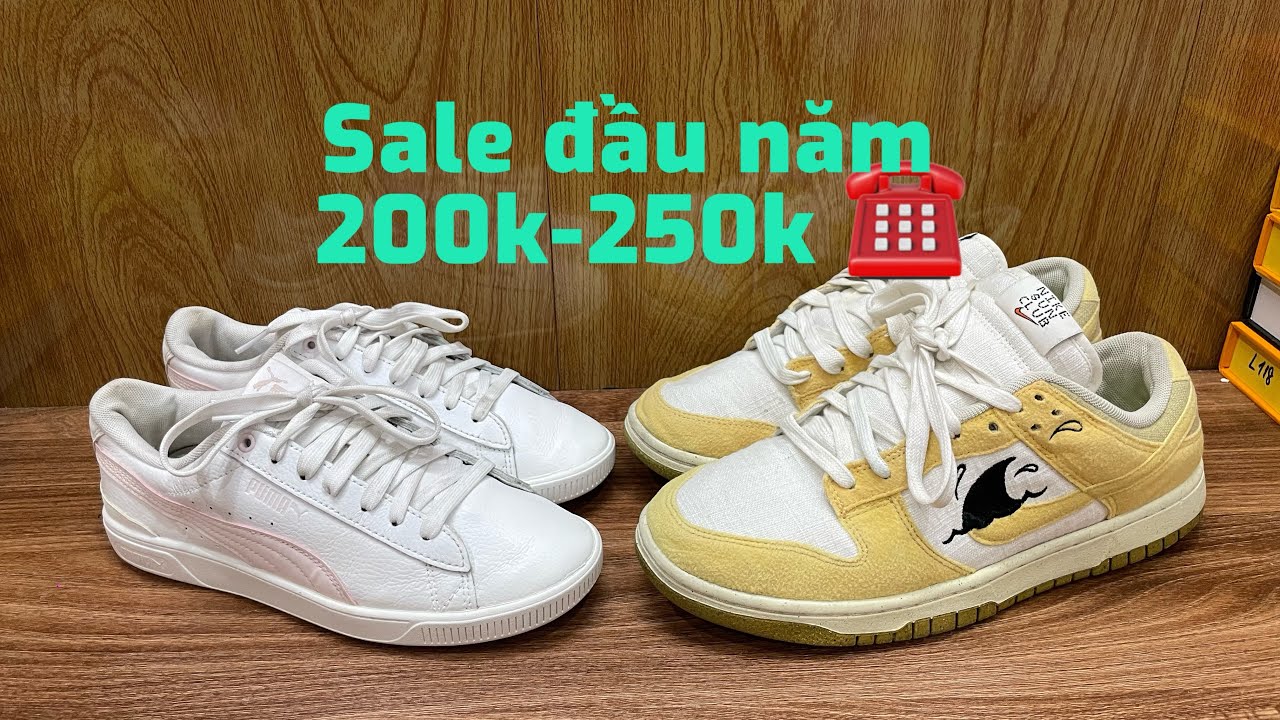 23/2:SALE đầu năm mới giá chỉ từ #200k-250k lô giày si hiệu thể thao nam nữ - 0963140799 #giaysihieu