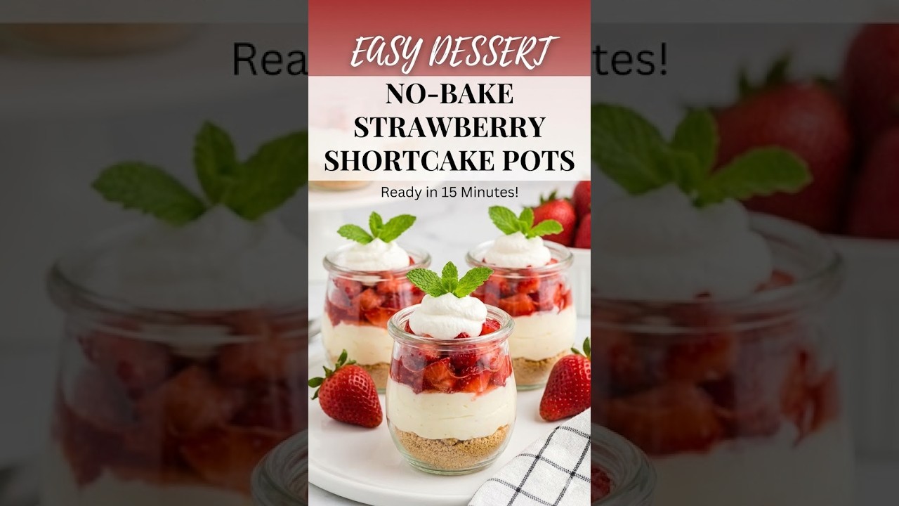 Strawberry Shortcake Parfait