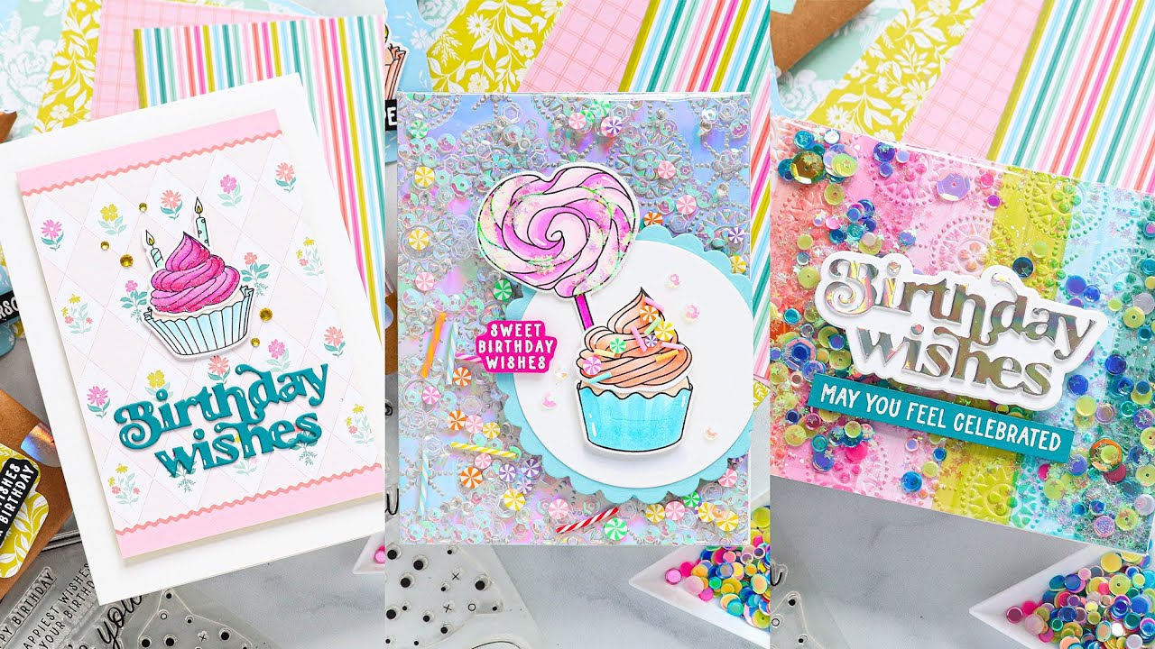 4 Birthday Card Ideas—All Using the Same Stamp Set!
