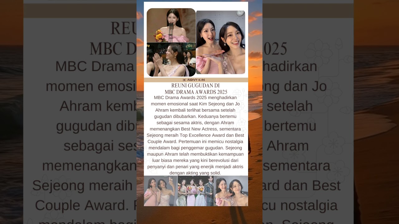 Reuni Gugudan di MBC Drama Awards 2025 
