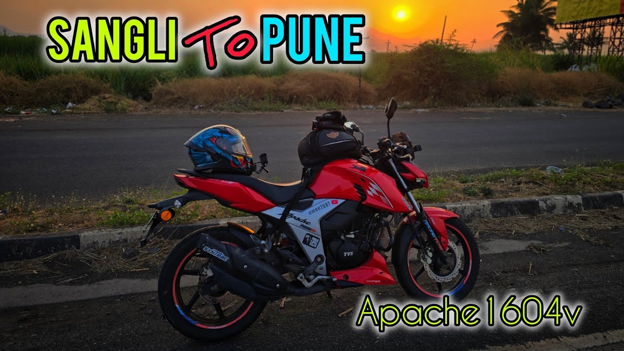 SANGLI TO PUNE | PUNE TO SANGLI | 570KMS DONE | APACHE 1604V | #apache1604v #apache #ride #yt
