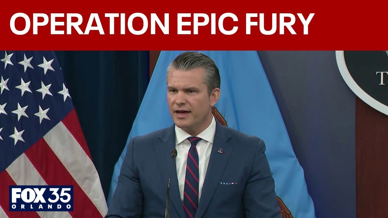 LIVE: Pentagon update on Operation Epic Fury in Iran