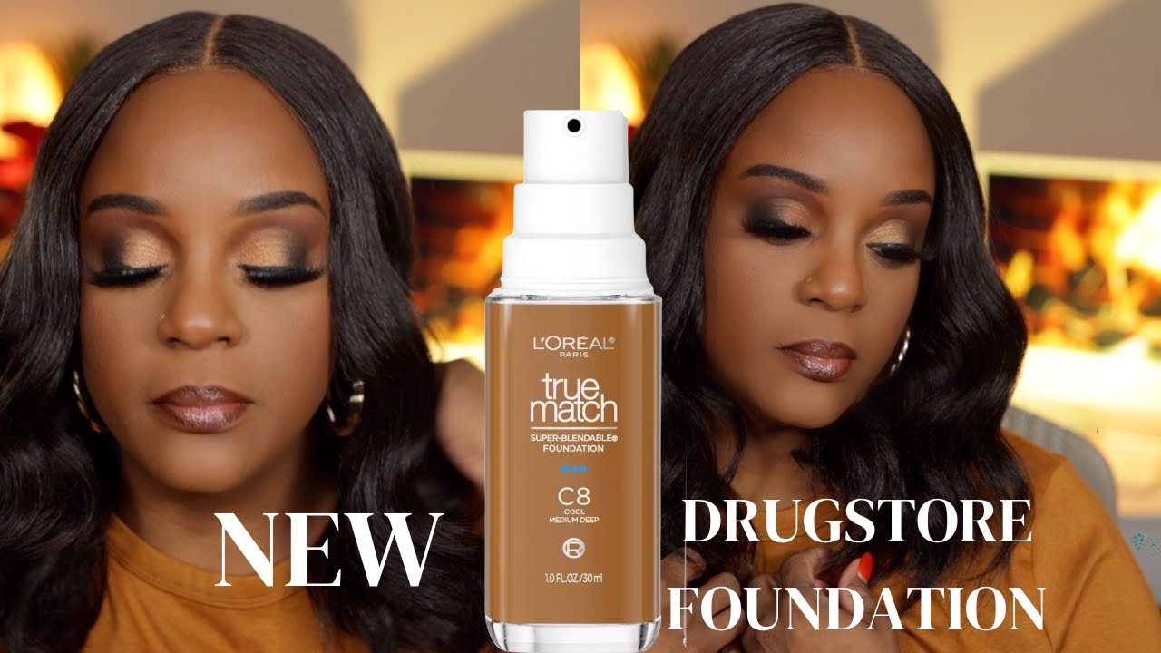 Обзор и тест на стойкость *НОВИНКА* Тональная основа Loreal True Match Super Blendable, оттенок C8