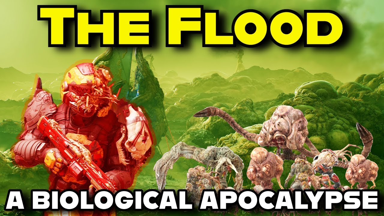 THE FLOOD (Biological Apocalypse, Entire HALO Timeline & Lore) EXPLAINED