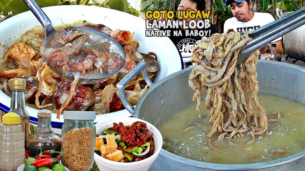 Goto LAMAN LOOB NATIVE na BABOY!! | Eddie WOW Lugaw ng Quiapo Manila - BACKYARD COOKING (HD)