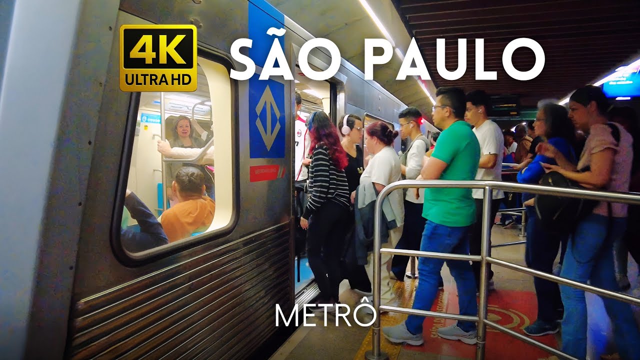 🇧🇷 Metrô de São Paulo • 4K