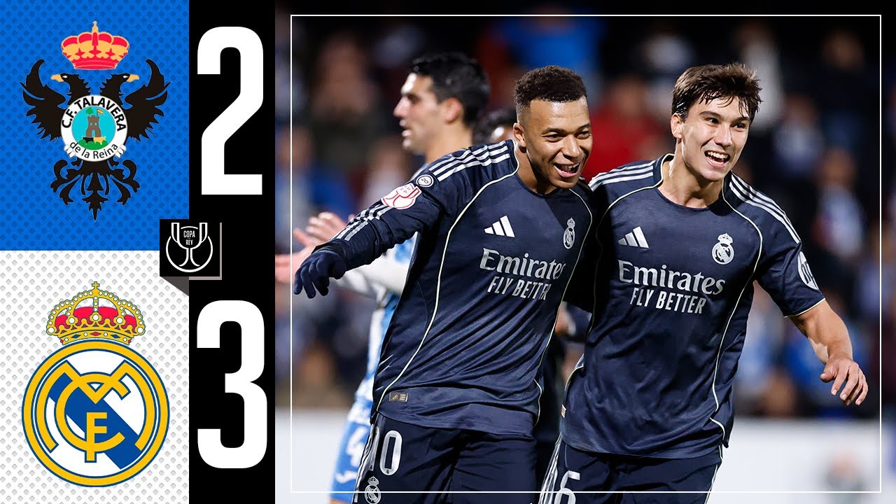 HIGHLIGHTS | Talavera 2-3 Real Madrid | Copa del Rey