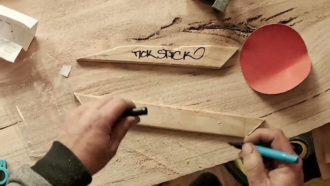 I made a tick stick you too can make your own
