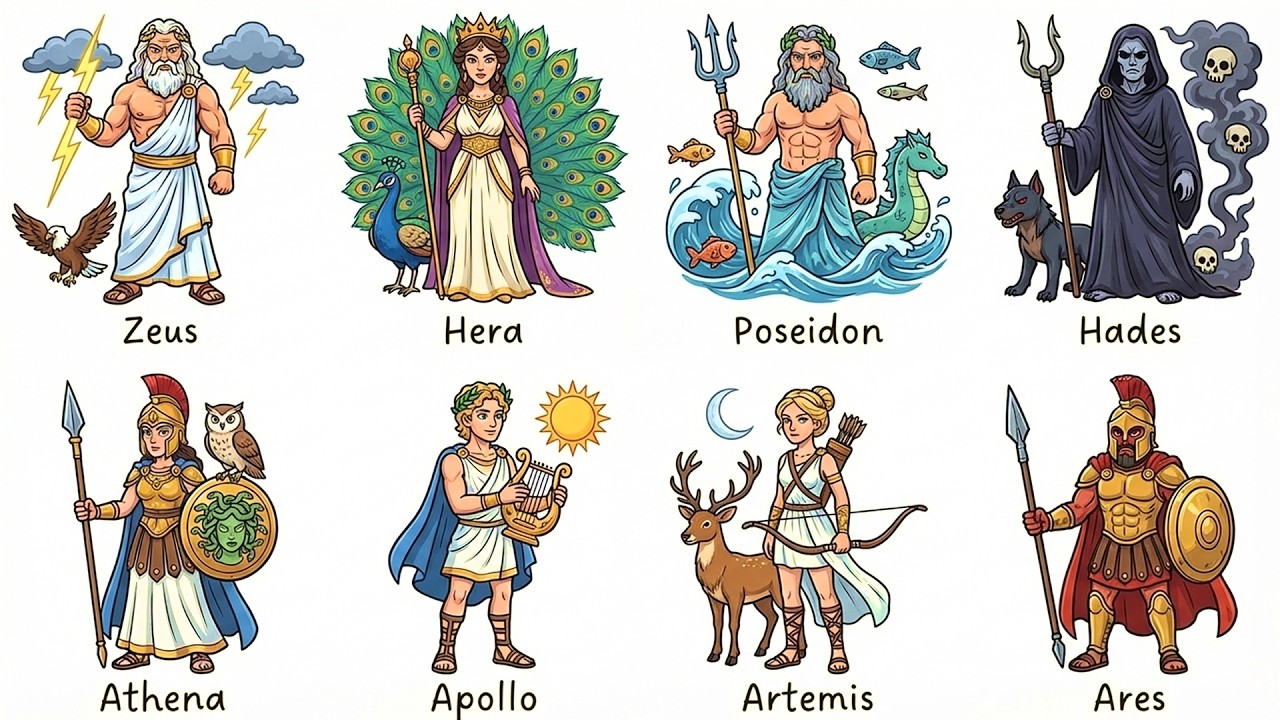Every Major Greek God Explained in 31 Minutes