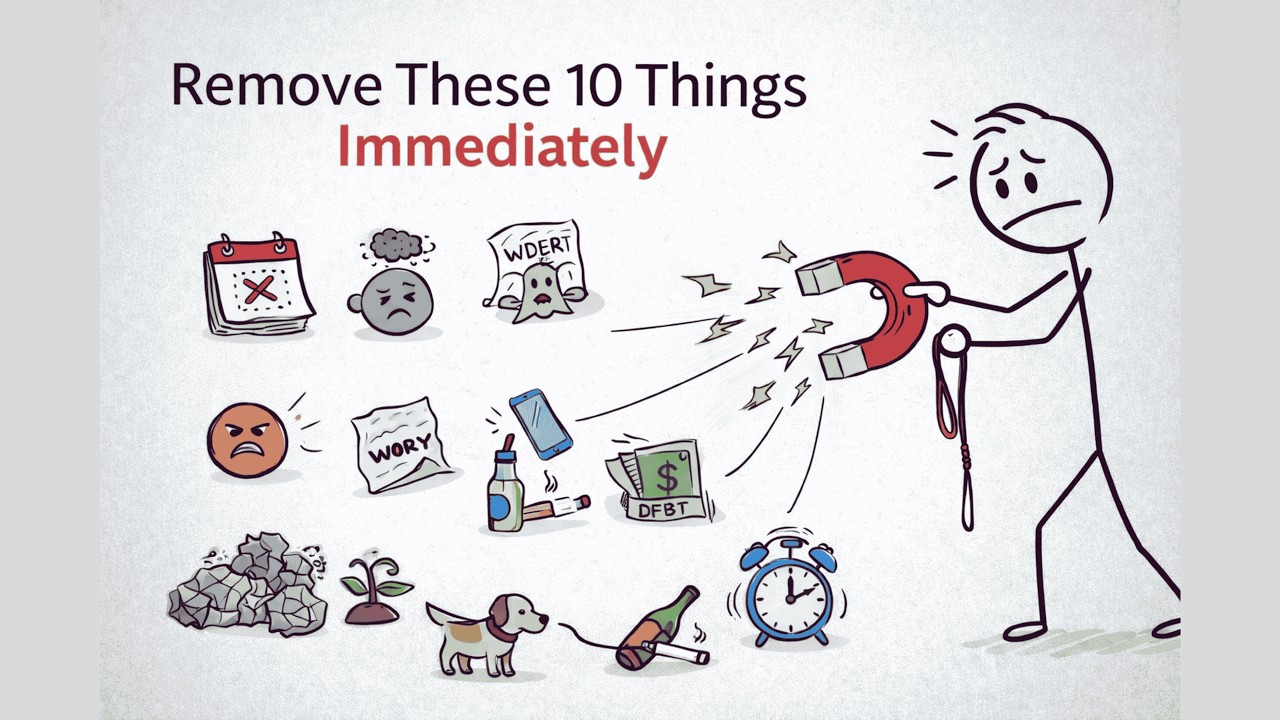 Remove These 10 Things Immediately | Change Your Life Quietly