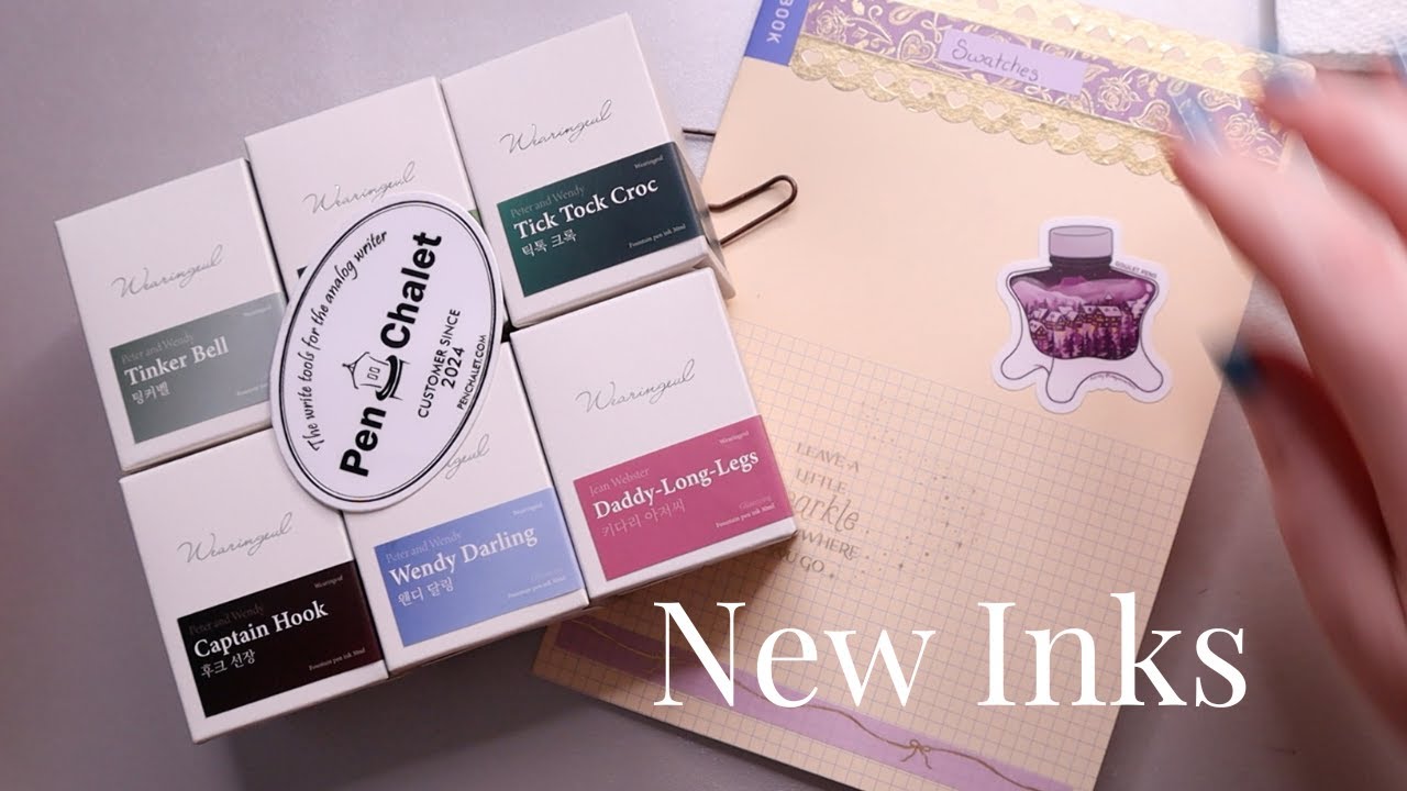 New Wearingeul Peter and Wendy Ink Swatching: Six New Inks to Explore