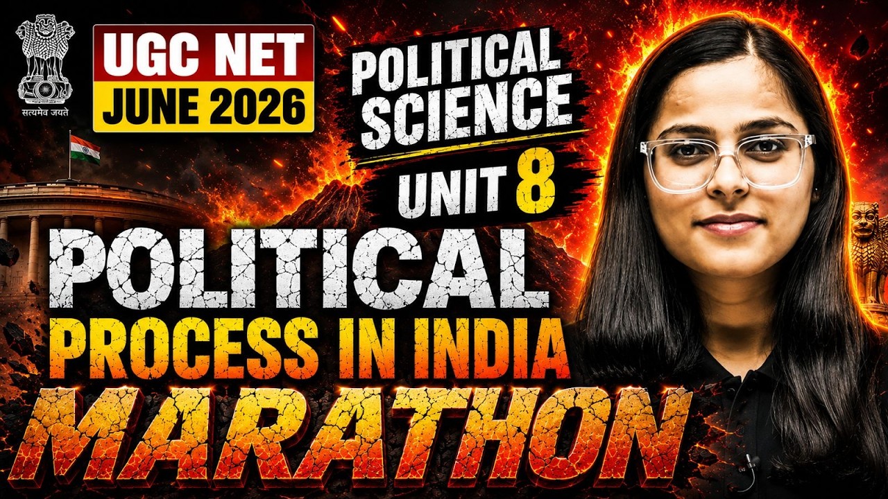 UGC NET Political Process in India | Political Science Marathon | UGC NET 2026 | By Poorti Ma'am