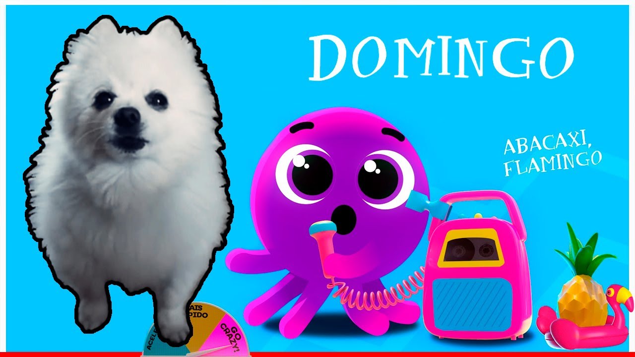 Bolofofos - 'Domingo Abacaxi Flamingo' em cachorrês
