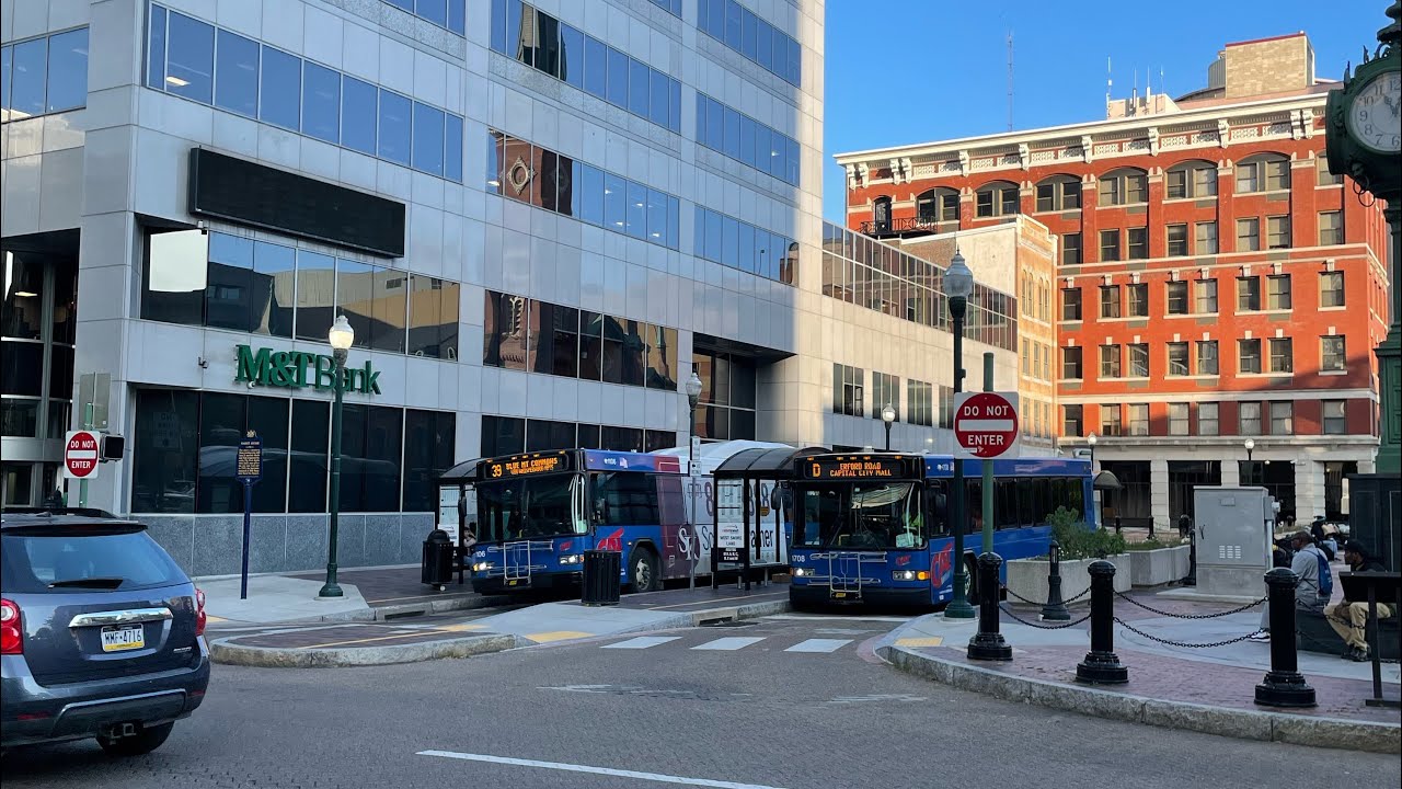 Buses at Harrisburg. (Capital Area Transit)