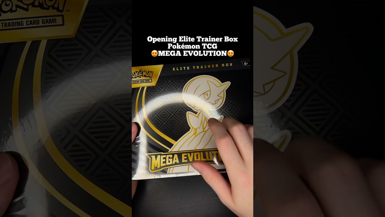 Opening Pokémon TCG Mega Evolution ETB 😍