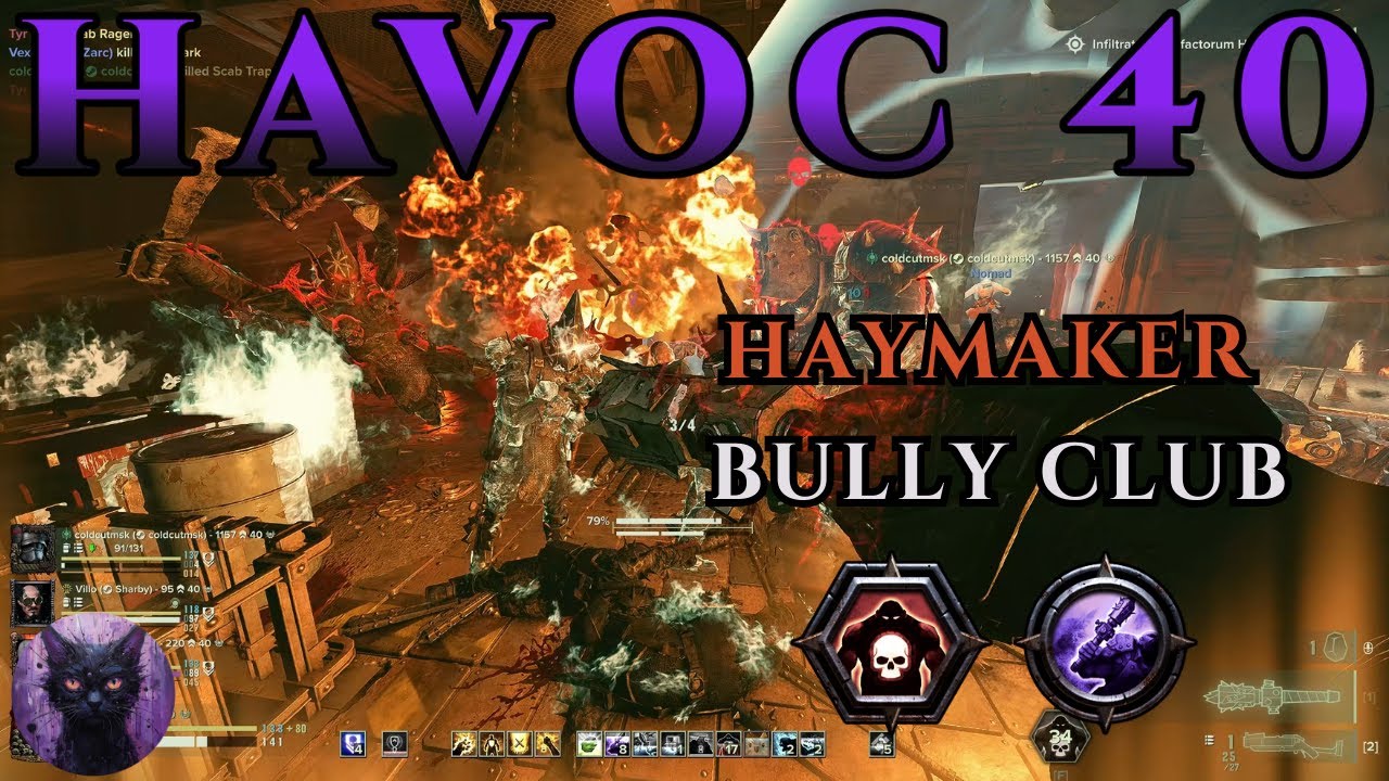 Ogryn - Bully Club Mk1 & Rumbler | Havoc 40 Gameplay | Darktide