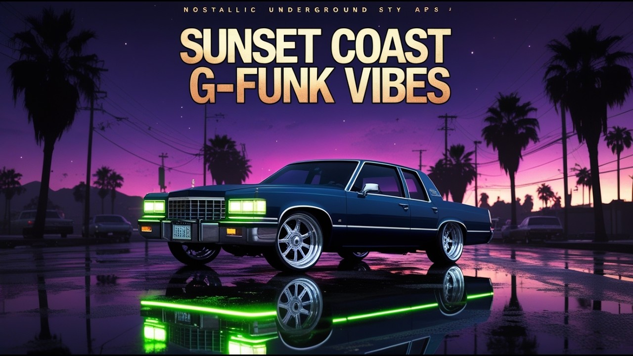 West Coast G-Funk Music Mix | California Lowrider Cruise, Chill Hip Hop & Smooth Night Drive