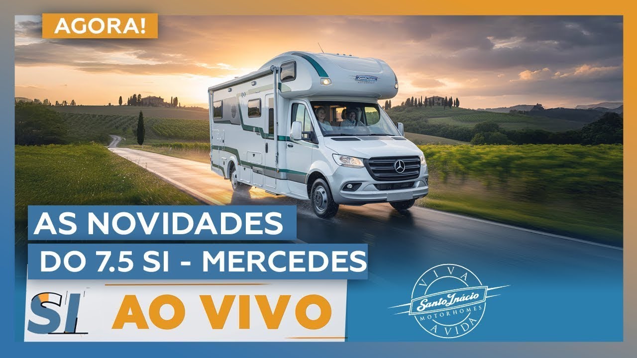 MOTORHOME SANTO INÁCIO - 7.5 SI - TIRE SUAS DÚVIDAS AO VIVO!