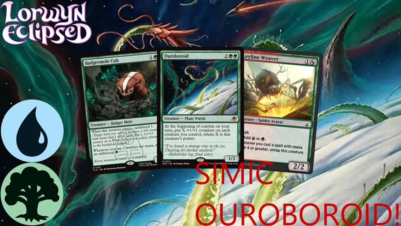 PLAYING THE 2ND PLACE DECK FROM PORTLAND - SIMIC OUROBOROID - LORWYN - MTG ARENA - STANDARD BO1
