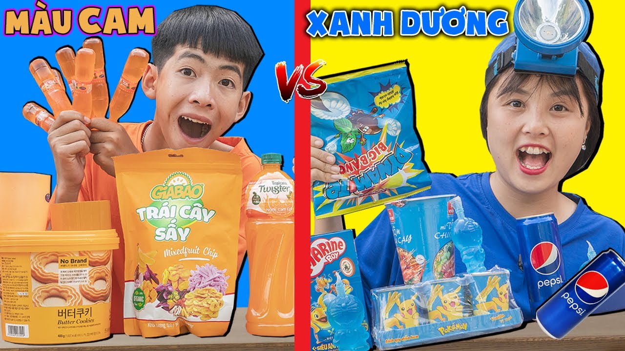 Thử Thách Mở Cửa Hàng Tiện Ích Màu Cam Và Màu Xanh Dương - Vua Bán Hàng ❤ KN CHENO Chị Hằng