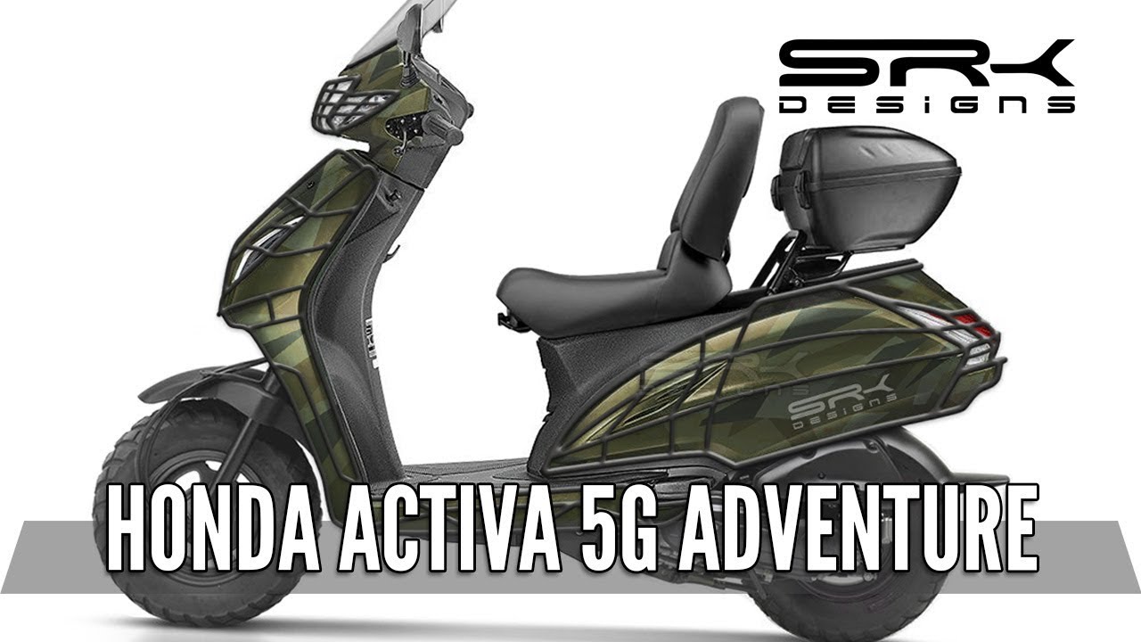 Honda Activa 5G Touring - Rendering - Making Video | SRK Designs